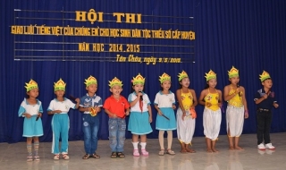 Tân Châu: Giao lưu tiếng Việt cho học sinh dân tộc thiểu số