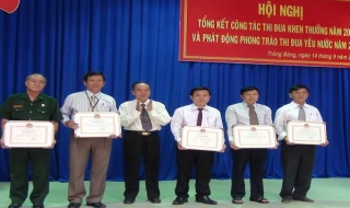 Trảng Bàng: Tổng kết công tác thi đua - khen thưởng năm 2014