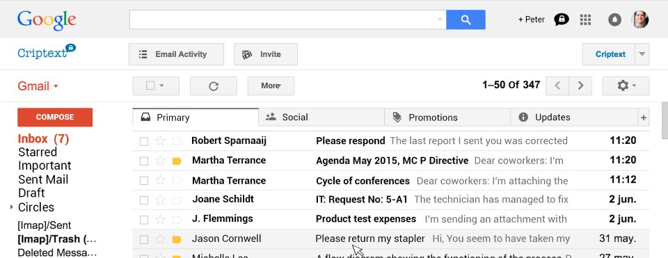 Giao diện hộp thư với thao tác “triệu hồi” email đầy mới mẻ