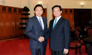 Thủ tướng tiếp cựu Thủ tướng Nhật Bản Yukio Hatoyama