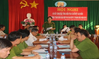 Tây Ninh: Sơ kết công tác tổng kiểm tra và mở đợt cao điểm vận động toàn dân giao nộp VK-VLN-CCHT