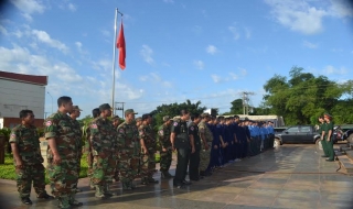 Đón hai đội K70, K71 làm nhiệm vụ ở Campuchia về nước