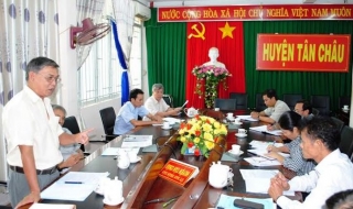 Ban Chỉ đạo giảm nghèo tỉnh kiểm tra tình hình thực hiện công tác giảm nghèo tại huyện Tân Châu