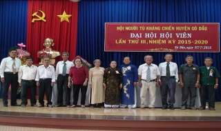 Hội Người tù kháng chiến Gò Dầu tiến hành Đại hội lần thứ 3, nhiệm kỳ 2015- 2020