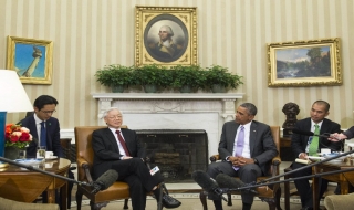 Tổng Bí thư hội đàm chính thức với Tổng thống Obama