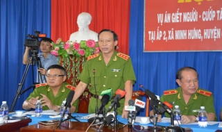 Bộ Công an họp báo về vụ thảm sát 6 người tại Bình Phước