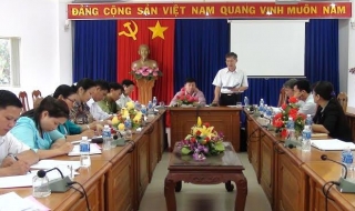 Ban Dân vận Trung ương làm việc với Huyện ủy Trảng Bàng