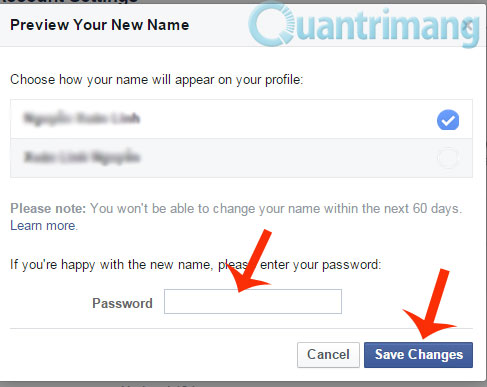Cách đổi tên Facebook khi chưa đến 60 ngày hoặc quá 5 lần