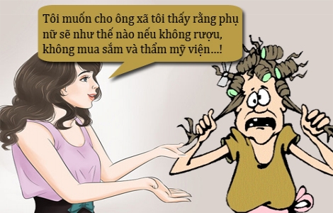 Phụ nữ thê thảm nếu không mua sắm