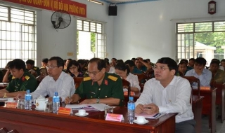 Châu Thành: Sơ kết công tác Quân sự - Quốc phòng 6 tháng đầu năm