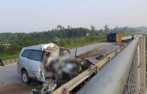 Tai nạn thảm khốc trên đường cao tốc Thái Nguyên: Lái xe không làm chủ tốc độ