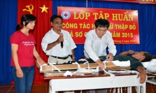 Hội CTĐ Tân Châu: Tập huấn mô hình 6+1 về thực hiện BHYT và kỹ năng sơ cấp cứu