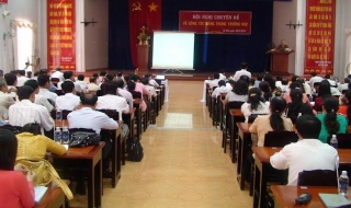 Gò Dầu: Hội nghị chuyên đề về công tác Đảng trong trường học