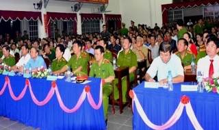 Học viện CSND: Tổng kết đợt thực hành chính trị - xã hội tại Tân Biên