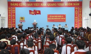 CATN tổ chức lễ giao, nhận quân đợt 2 năm 2015