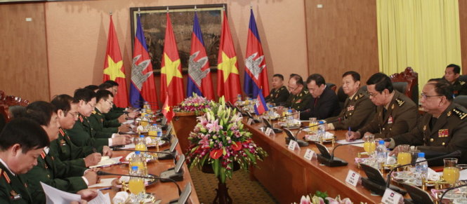 Toàn cảnh buổi hội đàm - Ảnh: V.V.T.