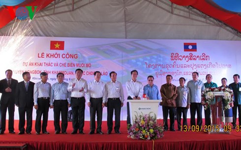 thu tuong du le khoi cong du an dau tu lon nhat cua viet nam tai lao hinh 1