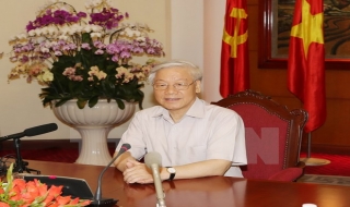 Tổng Bí thư Nguyễn Phú Trọng trả lời phỏng vấn các hãng thông tấn, báo chí Nhật Bản
