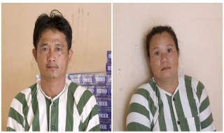 CATân Biên: Bắt 2 đối tượng vận chuyển lậu hơn 7.500 gói thuốc lá ngoại