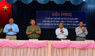 CATN: Ký kết Quy chế phối hợp bảo đảm an ninh, an toàn ngành Điện