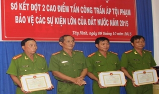 CATN: Sơ kết đợt cao điểm tấn công trấn áp tội phạm