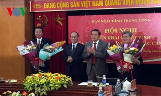 Trao quyết định bổ nhiệm 2 Phó Trưởng Ban Nội chính Trung ương