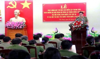 CATN: Phát động đợt thi đua cao điểm lập thành tích chào mừng Đại hội Đảng toàn quốc lần thứ XII