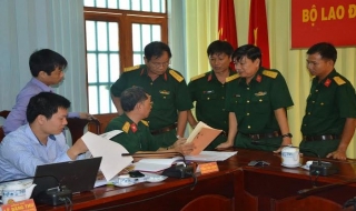 Thanh tra liên ngành Bộ LĐTB-XH và Bộ Quốc phòng làm việc với Bộ CHQS Tây Ninh