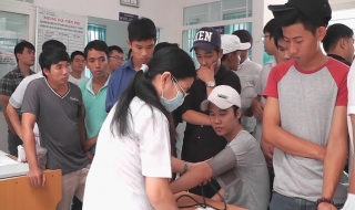 Thành phố Tây Ninh: Khám sức khoẻ cho công dân chuẩn bị nhập ngũ năm 2016