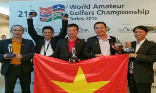 Giải Golf quốc tế WAGC: Đoàn Việt Nam xếp thứ 3 thế giới