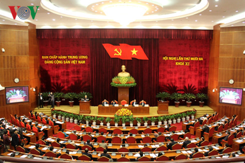 Khai mạc Hội nghị Trung ương lần thứ 13, khóa XI vào ngày 14/12/2015 (Ảnh: Vũ Duy).
