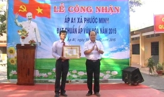 Huyện Dương Minh Châu: Công nhận ấp A1 đạt chuẩn văn hóa
