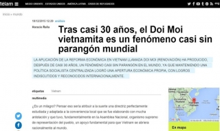 Truyền thông Argentina ca ngợi công cuộc Đổi mới của Việt Nam