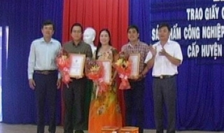 Huyện Dương Minh Châu: Công nhận 3 sản phẩm công nghiệp nông thôn tiêu biểu