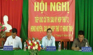 Phó Chủ tịch UBND tỉnh tiếp xúc cử tri huyện Gò Dầu