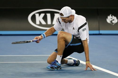 Andreas Seppi thua trắng ba ván trước Djokovic