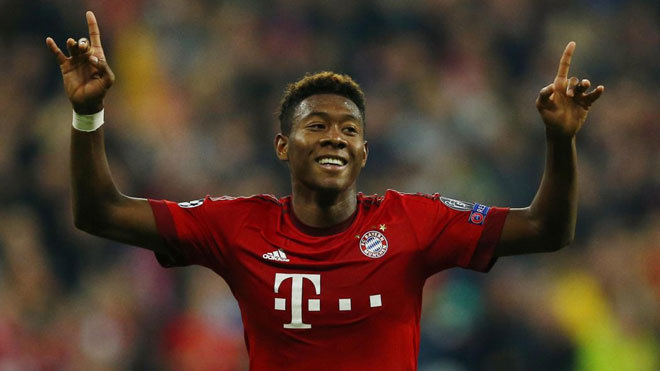 Trung vệ David Alaba (24/6/1992) Ngôi sao người Áo là một trong những cầu thủ quan trọng nhất của Bayern thời điểm này. Lối chơi điềm tĩnh và chắc chắn của Alaba luôn mang tới sự yên tâm cho đội bóng. Ngoài vị trí hậu vệ trái, Alaba còn rất đa năng khi chơi được cả trung vệ và tiền vệ, bên cạnh tài đá phạt không thua kém những ngôi sao hàng đầu thế giới.