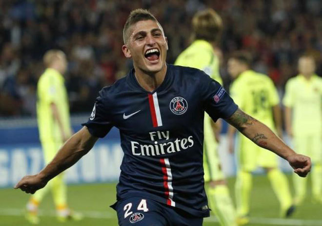 Tiền vệ phòng ngự Marco Verratti (5/11/1992) Biệt danh