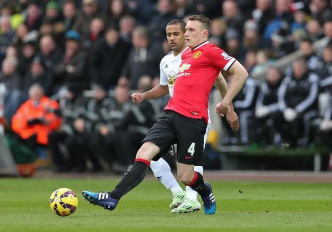 Trung vệ Phil Jones (21/2/1992) Đến với Man Utd vào năm 2011 nhưng những chấn thương đã cản trở rất nhiều sự nghiệp của Phil Jones. Tuy nhiên Jones vẫn là mắt xích quan trọng trong hàng thủ của Man Utd nhờ sự đa năng, chơi trung vệ, hậu vệ phải và tiền vệ phòng ngự.