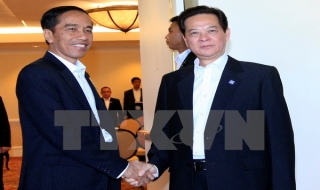 Thủ tướng Nguyễn Tấn Dũng gặp Tổng thống Cộng hòa Indonesia