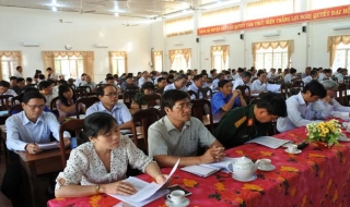 Bến Cầu: Triển khai công tác bầu cử đại biểu Quốc hội khóa XIV và đại biểu HĐND các cấp