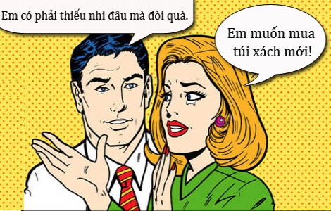 Tuyệt chiêu đòi quà của vợ