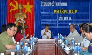 Uỷ ban Bầu cử tỉnh Tây Ninh họp phiên thứ ba