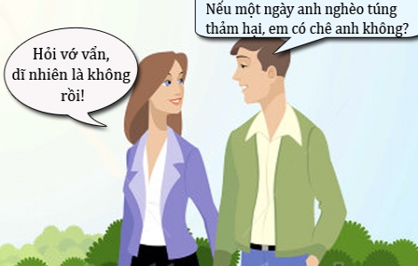 Mừng hụt vì tưởng bạn gái chung thủy