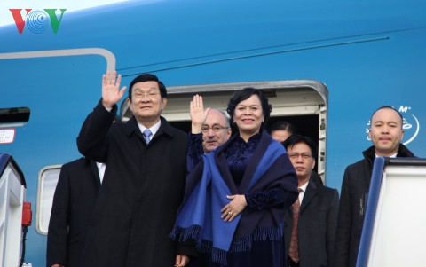 chu tich nuoc va phu nhan tham tanzania, mozambique va iran tu 9/3 hinh 0