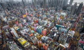 Hong Kong chật kít nhà cao tầng qua góc nhìn Flycam