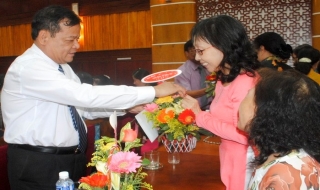 Tỉnh uỷ Tây Ninh: Họp mặt nữ cán bộ lãnh đạo nhân ngày 8.3