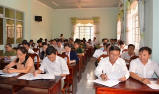 Tân Châu: Triển khai kế hoạch và hướng dẫn tổ chức lấy ý kiến của cử tri nơi cư trú đối với người ứng cử đại biểu HĐND