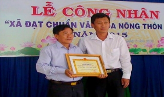 Châu Thành: Công nhận xã Trí Bình đạt chuẩn văn hóa nông thôn mới