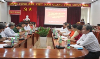 Tập trung cho công tác tuyên truyền bầu cử đại biểu Quốc hội và HĐND các cấp